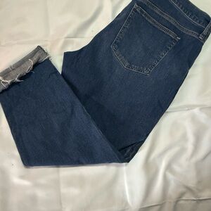 GAP Indigo Girlfriend Mid Rise Jeans